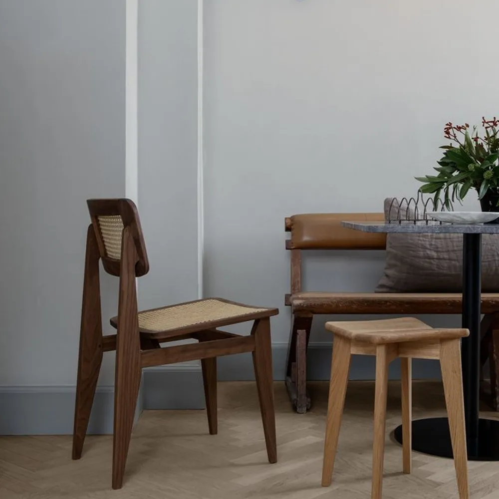 C-Chair chair, Black stained oak GUBI