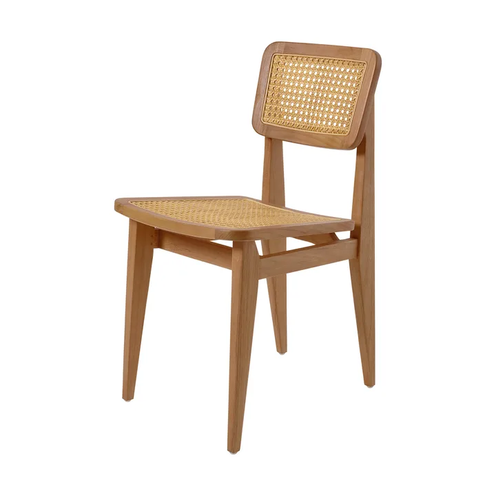 C-chair Outdoor chair - All french cane-natural teak - GUBI