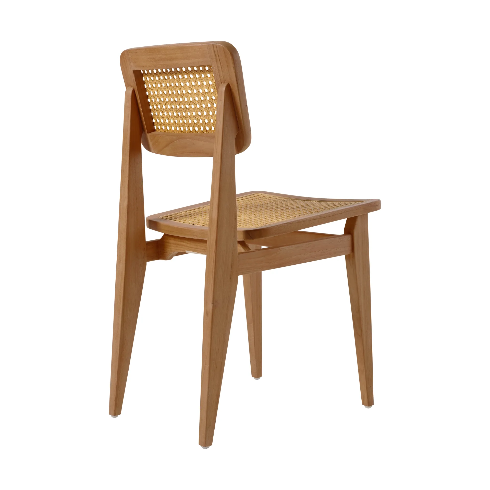 C-chair Outdoor chair, All french cane-natural teak GUBI