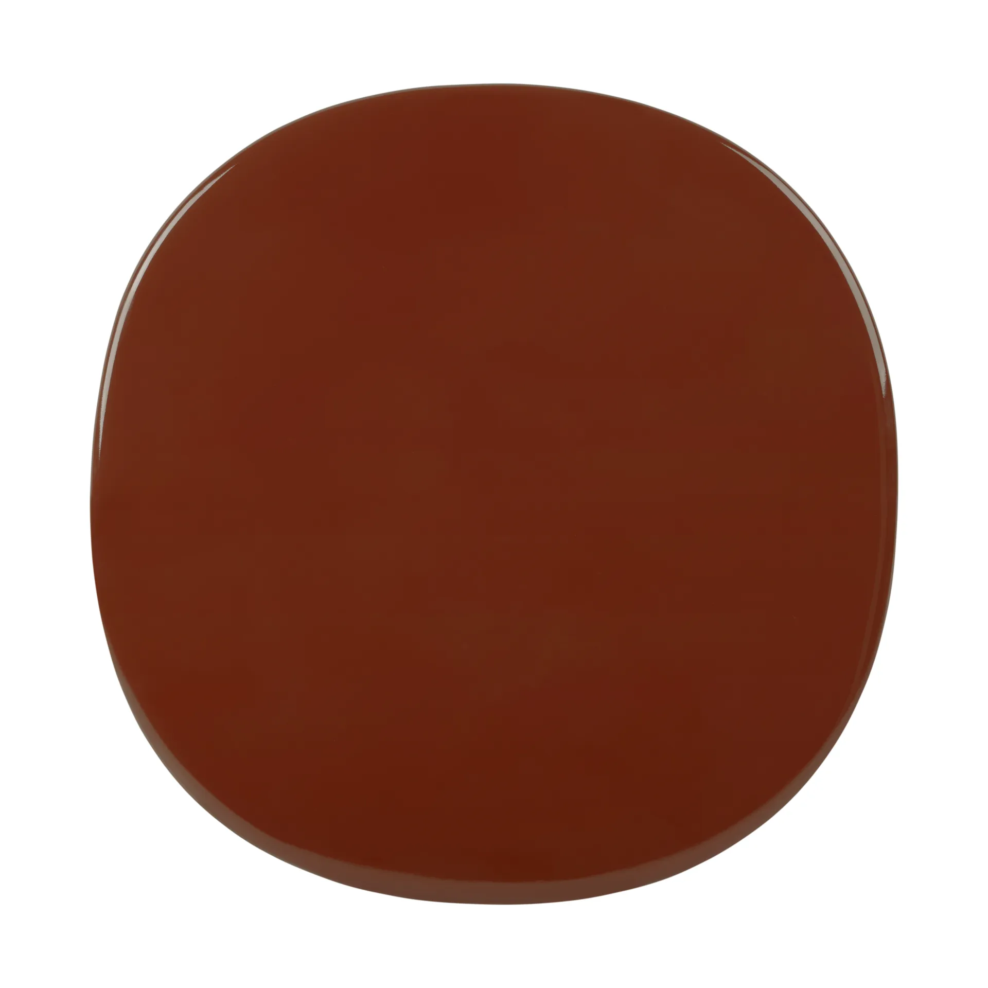 Carmel Bistro lounge table 75x75 cm, Rock red-black semi matt GUBI