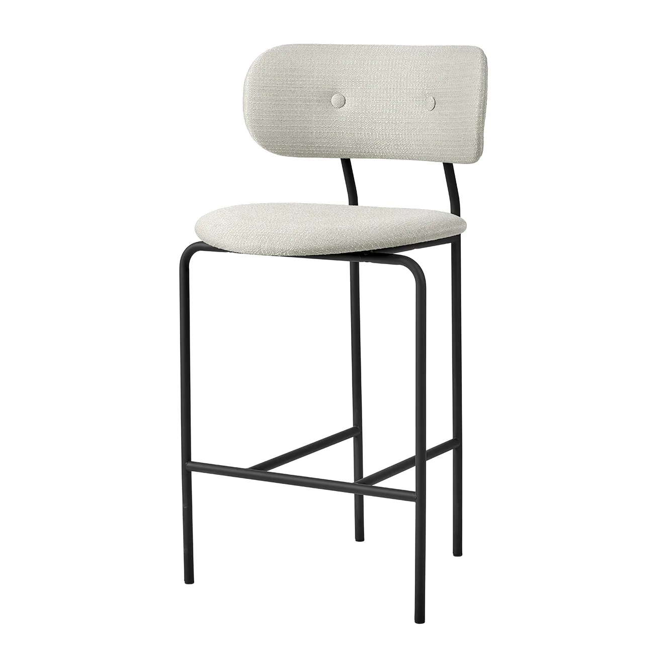 Coco counter chair - fully upholstered, Eero special FR 106-black GUBI