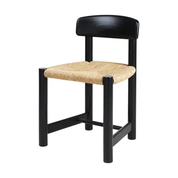 Daumiller Side Chair - Natural Rush-brown/black pine - GUBI