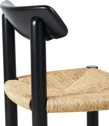 Daumiller Side Chair - Natural Rush-brown/black pine - GUBI