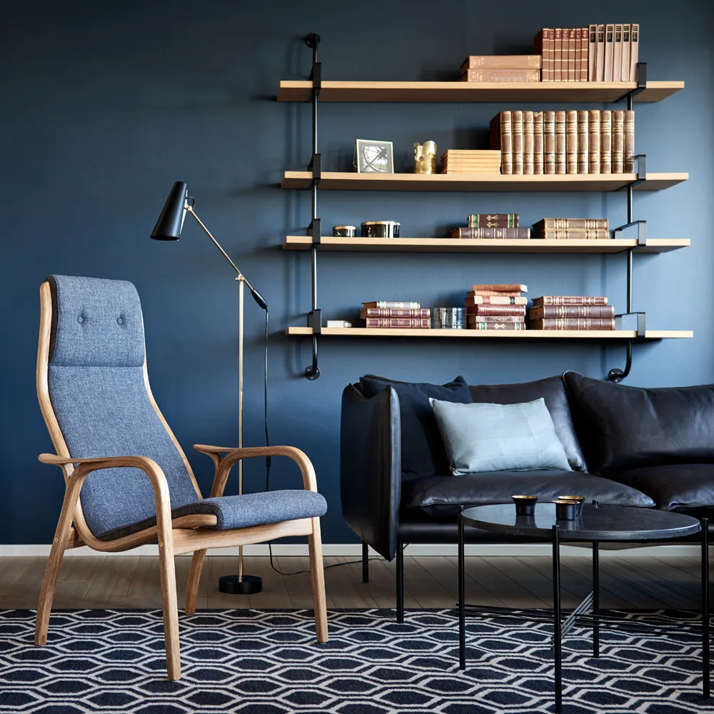 Demon wall shelf 5 plan, Oak, 155 cm GUBI