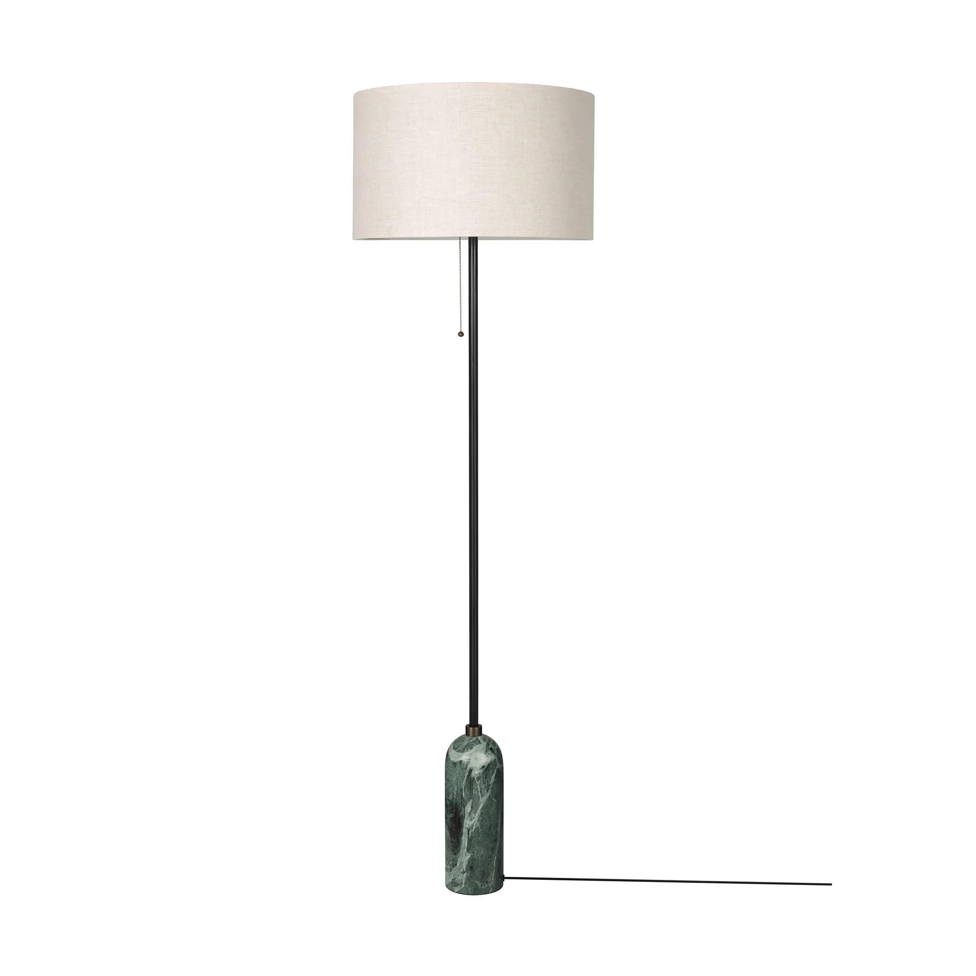 Gravity floor lamp, Emerald marble-canvas GUBI