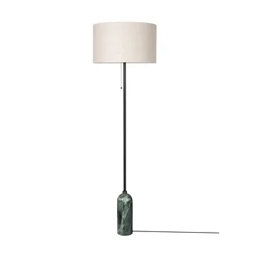 Gravity floor lamp - Emerald marble-canvas - GUBI