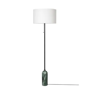 Gravity floor lamp - Emerald marble-white - GUBI