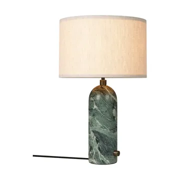 Gravity S table lamp - Emerald marble-canvas - GUBI
