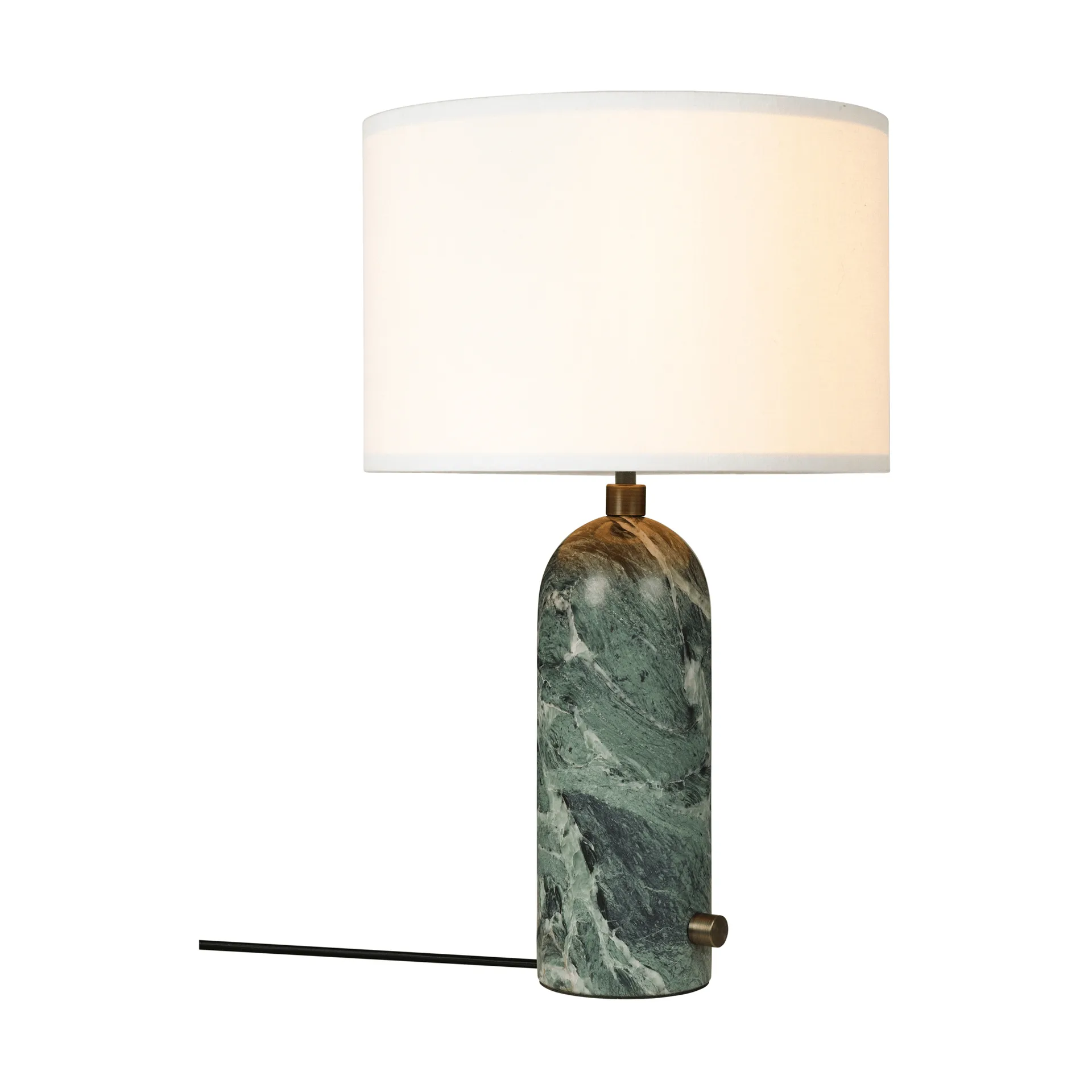 Gravity S table lamp, Emerald marble-white GUBI