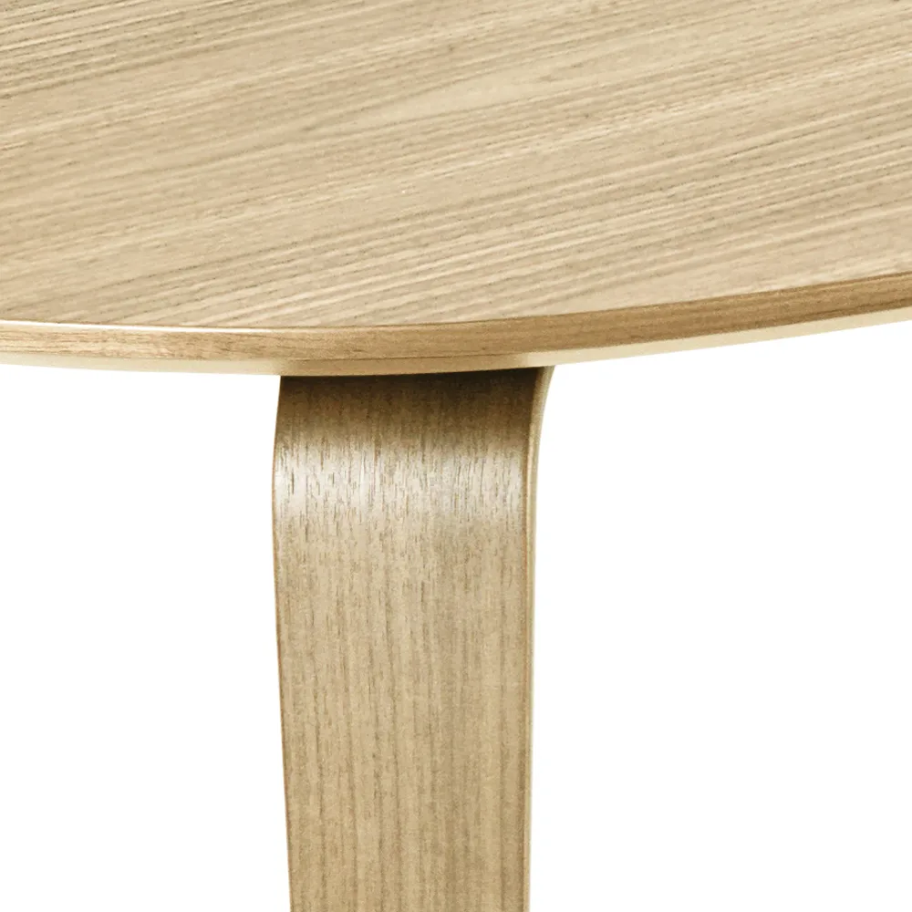 Gubi Elliptical dining table, American walnut GUBI