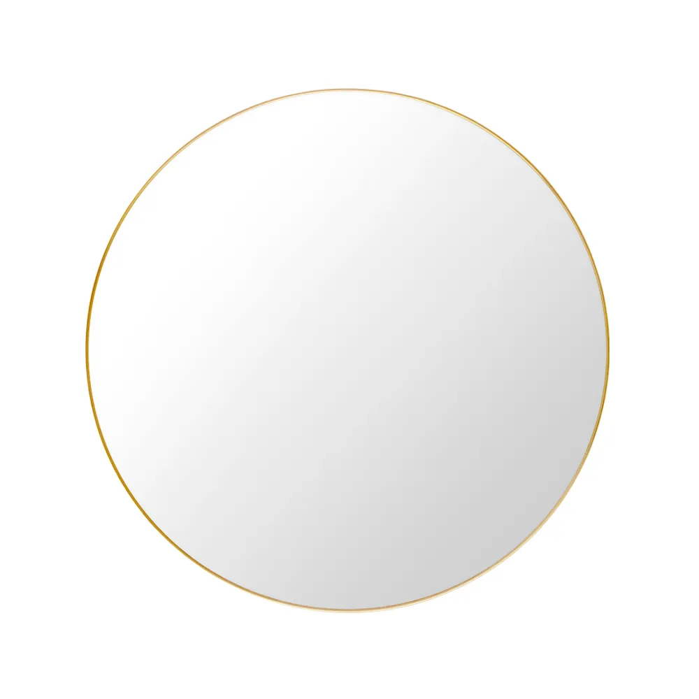 Gubi mirror, Polished brass GUBI