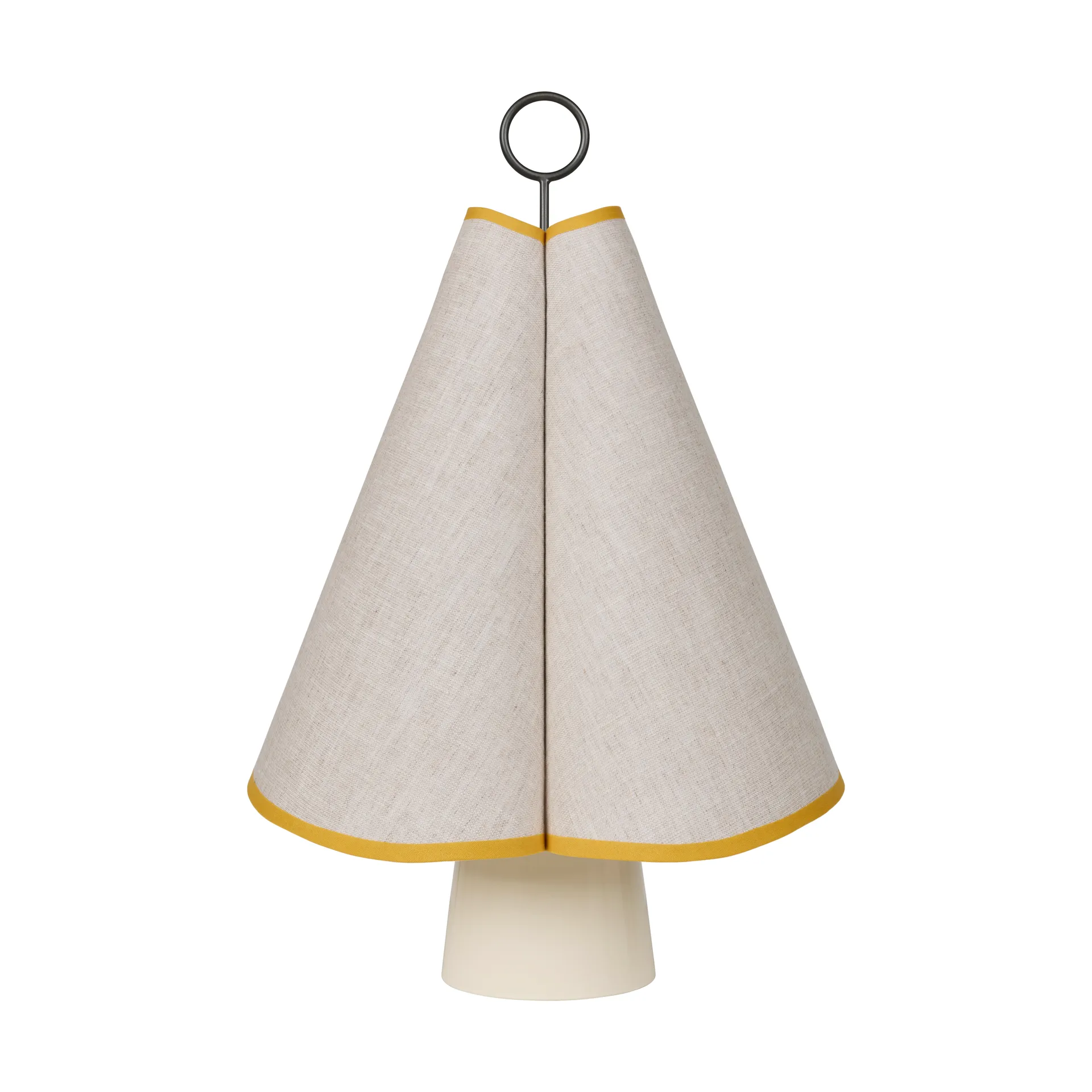 Hornbæk portable table lamp, Poppy yellow GUBI