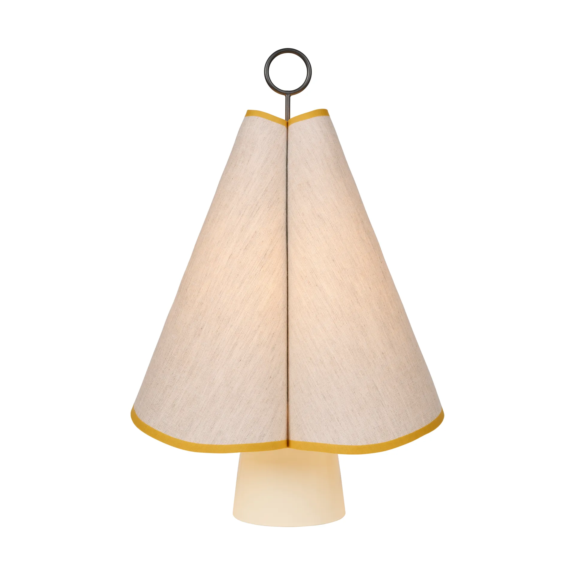 Hornbæk portable table lamp, Poppy yellow GUBI