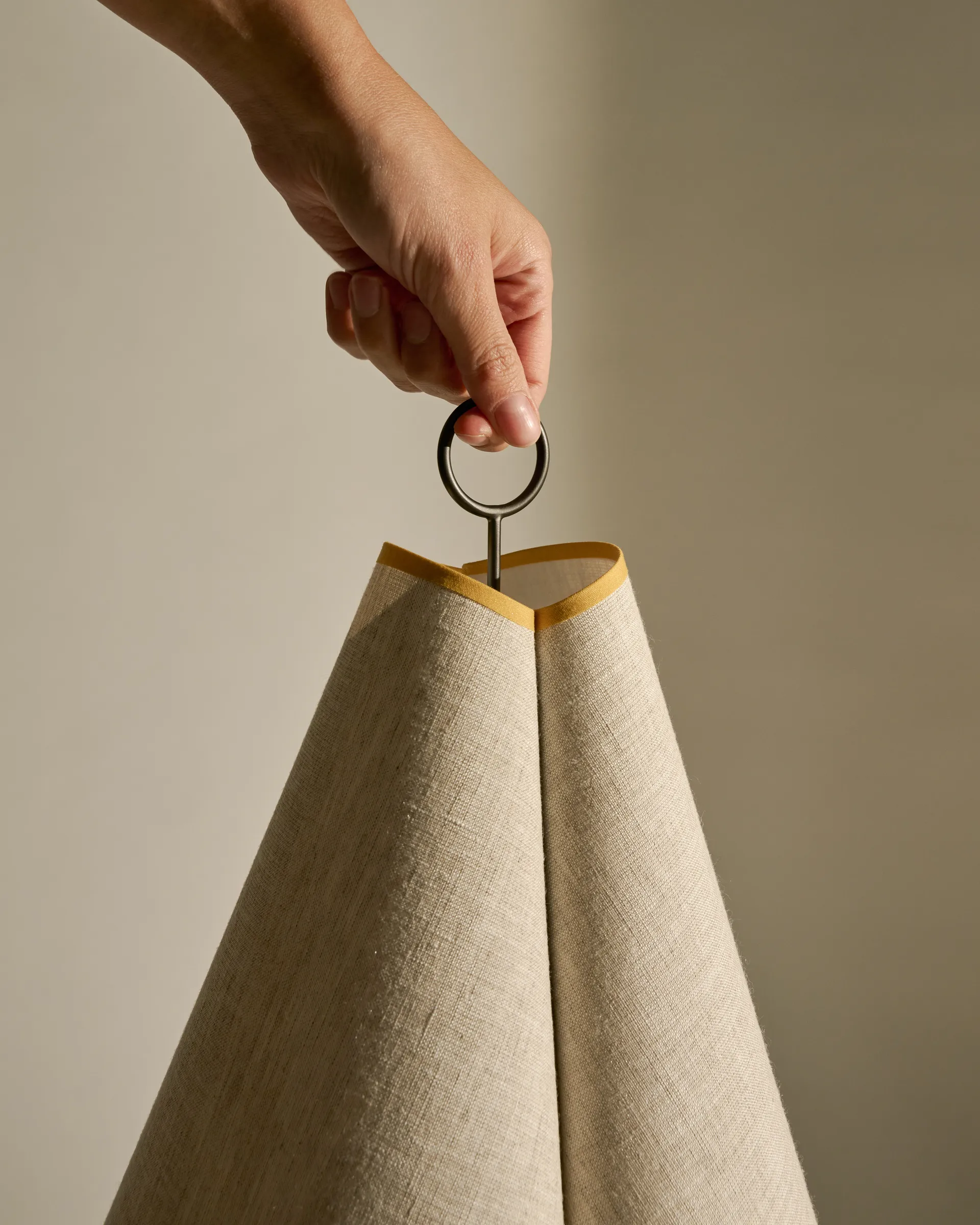 Hornbæk portable table lamp, Poppy yellow GUBI
