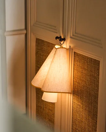 Hornbæk portable table lamp - Poppy yellow - GUBI