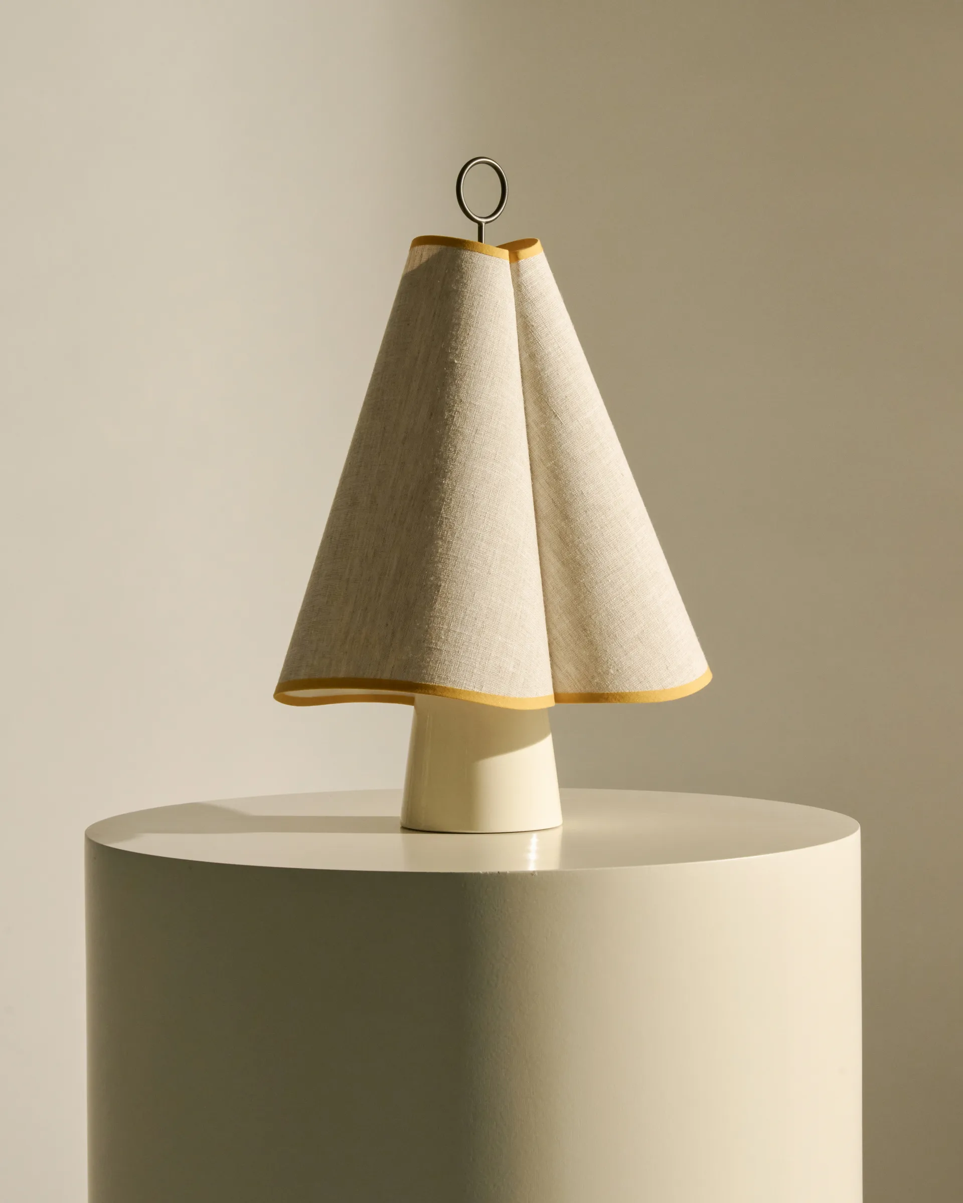 Hornbæk portable table lamp, Poppy yellow GUBI