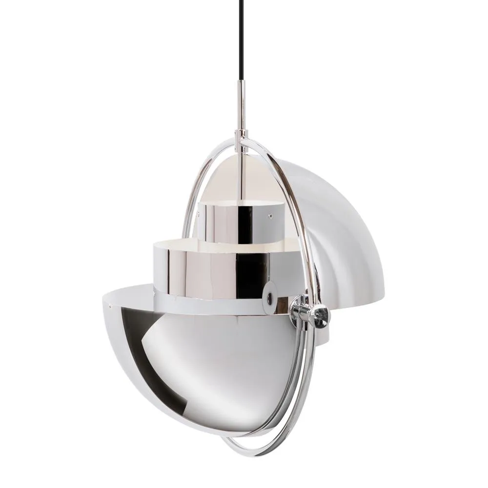 Multi-Lite ceiling lamp, chrome GUBI