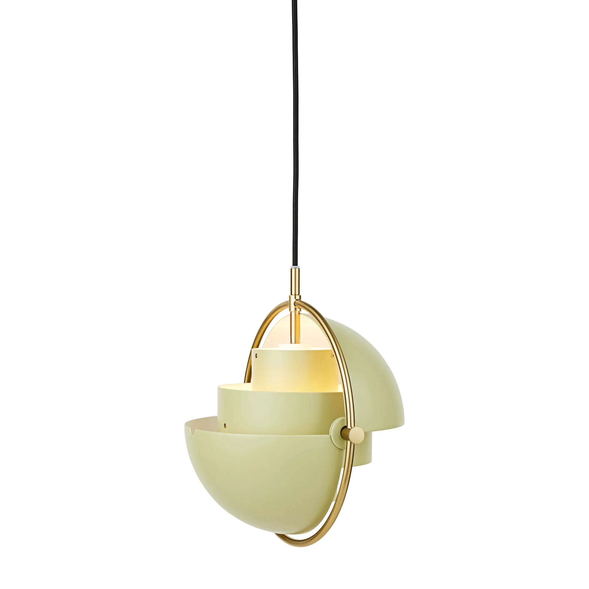 Multi-Lite ceiling lamp small, Brass-desert sage GUBI