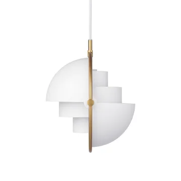 Multi-Lite ceiling lamp small - brass-white - GUBI