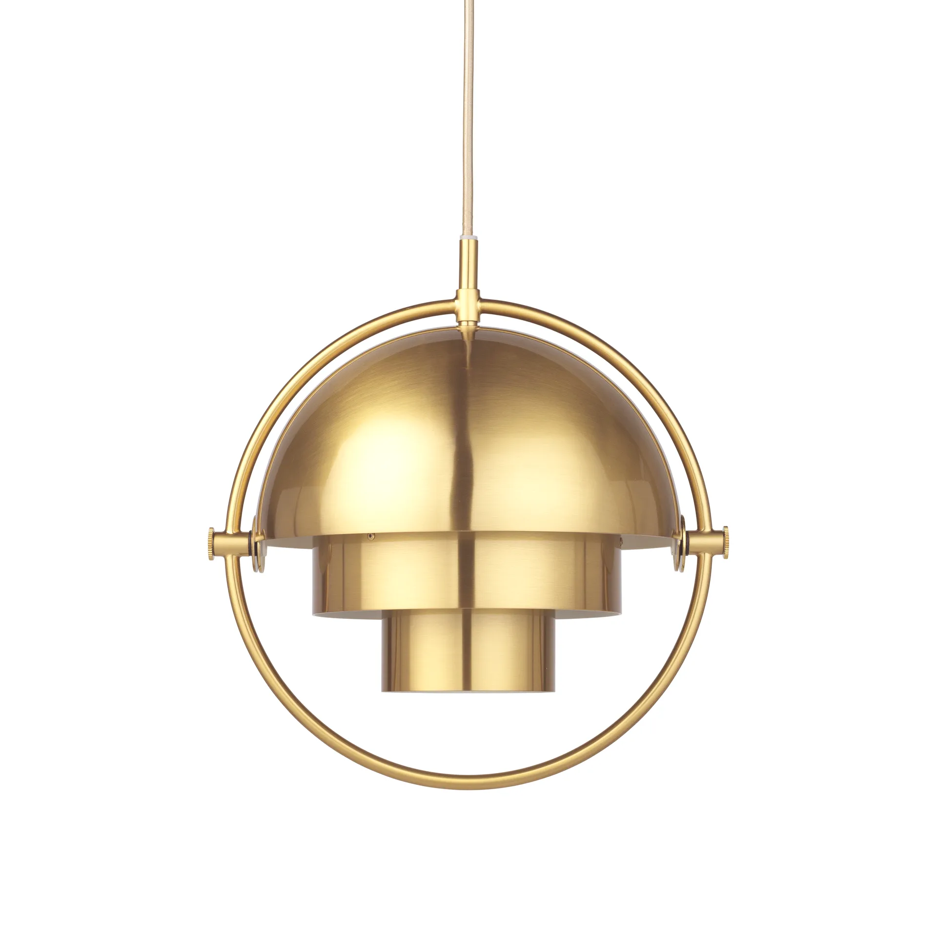 Multi-Lite ceiling lamp small, brass GUBI