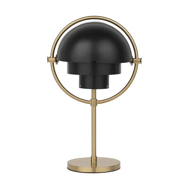 Multi-Lite portable lamp - Black semi matte-brass - GUBI