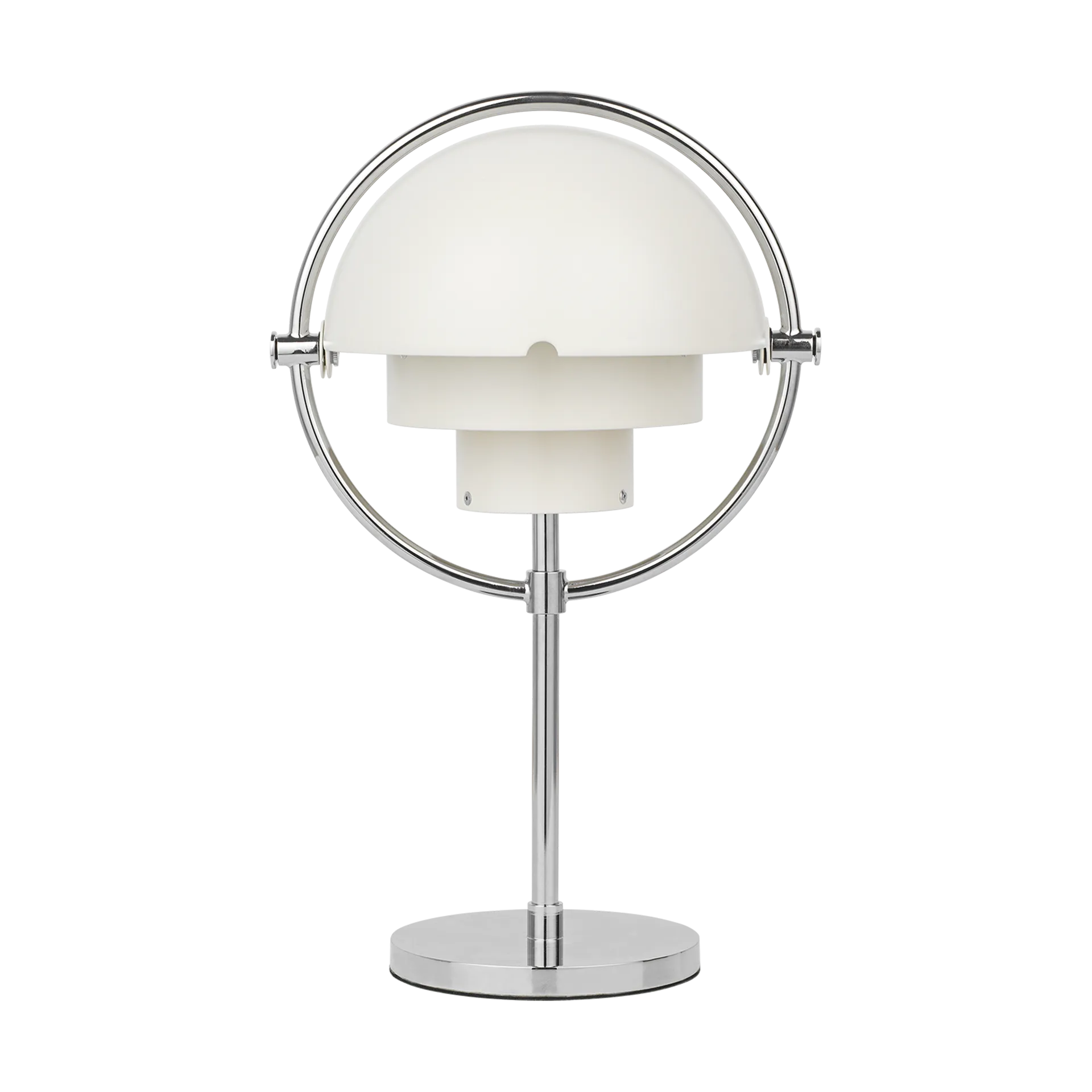 Multi-Lite portable lamp, White semi matte-chrome GUBI