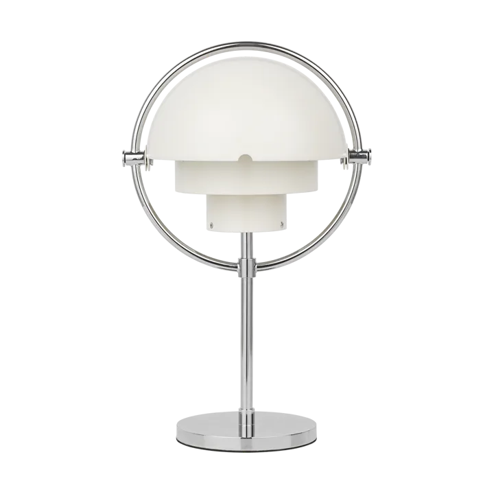 Multi-Lite portable lamp - White semi matte-chrome - GUBI