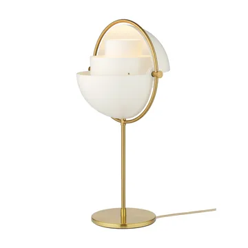 Multi-Lite table lamp - brass-white - GUBI