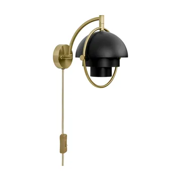 Multi-Lite wall lamp - Black-brass - GUBI