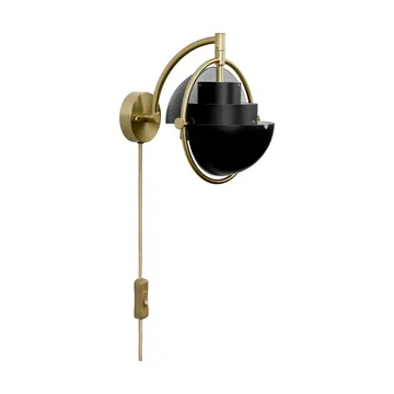 Multi-Lite wall lamp - Black-brass - GUBI