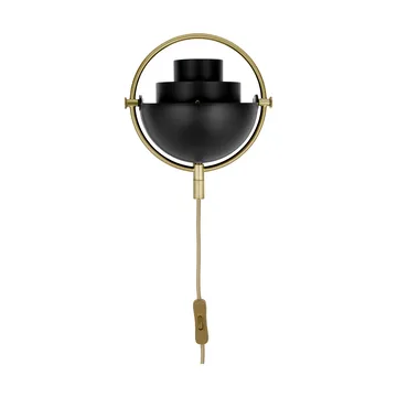 Multi-Lite wall lamp - Black-brass - GUBI