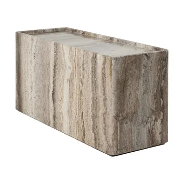 Pietra side table 30x80x40 cm - Lively sepia - GUBI