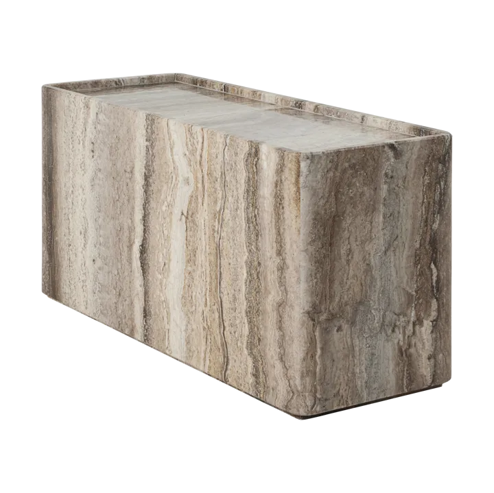 Pietra side table 30x80x40 cm - Lively sepia - GUBI