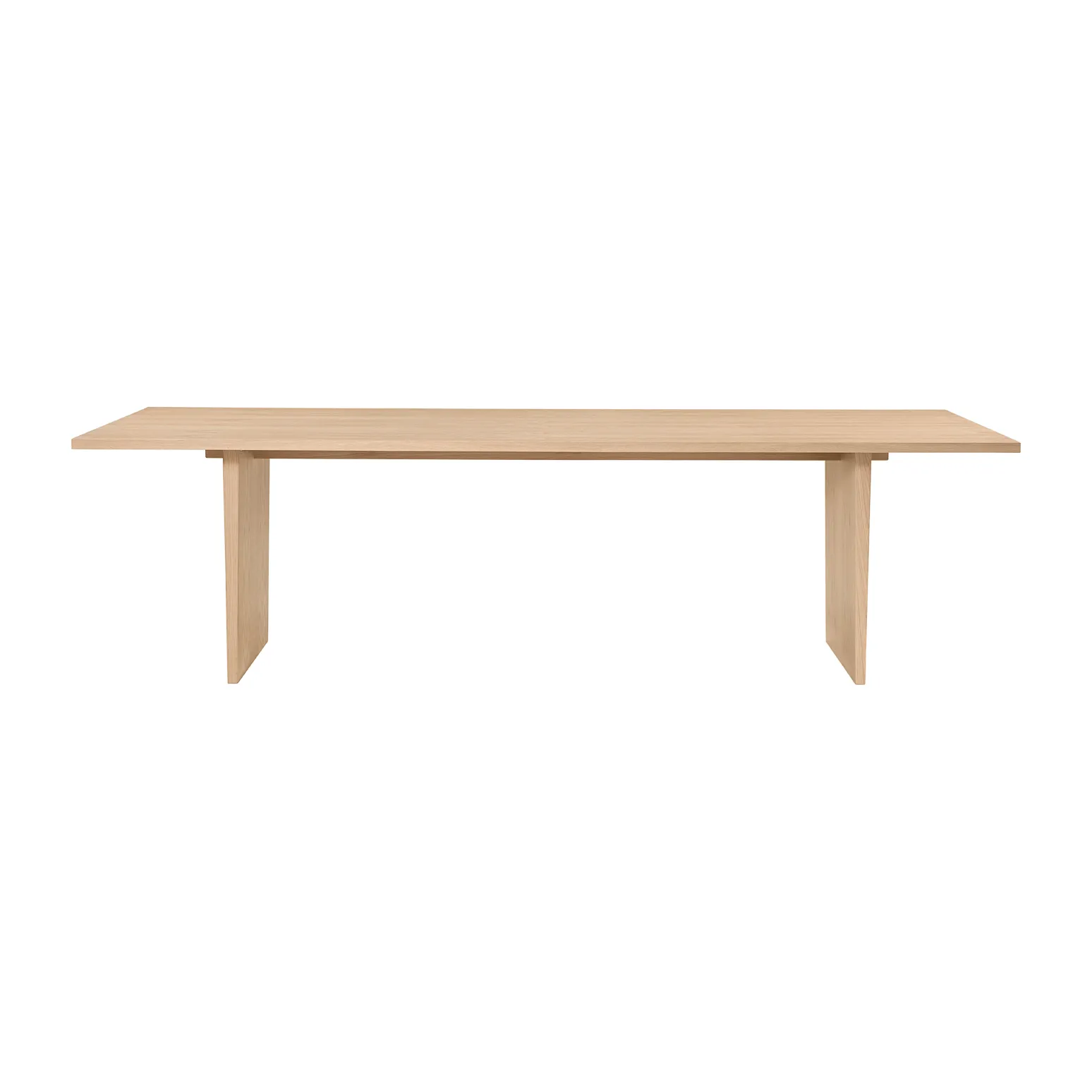 Private dining room table 100x260 cm, Light-stained oak GUBI