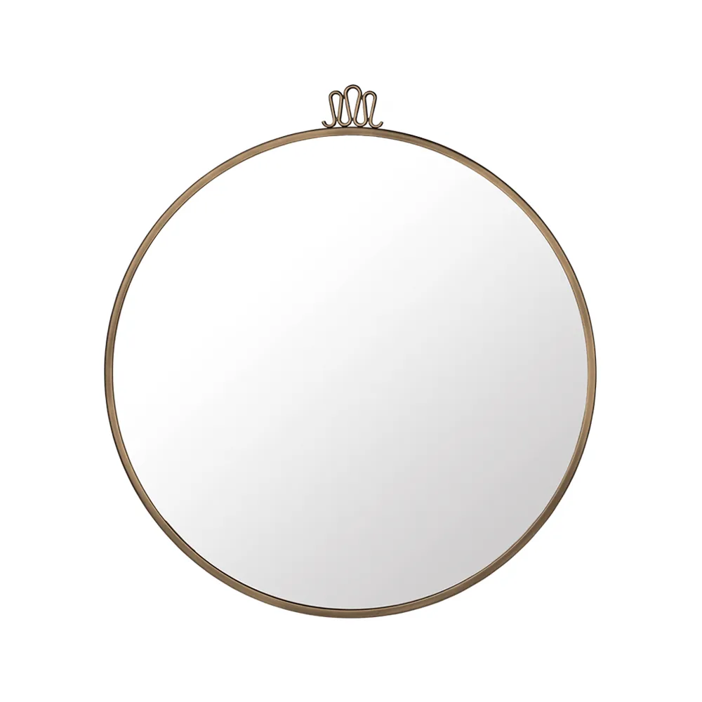 Randaccio Mirror, Antique brass, large GUBI
