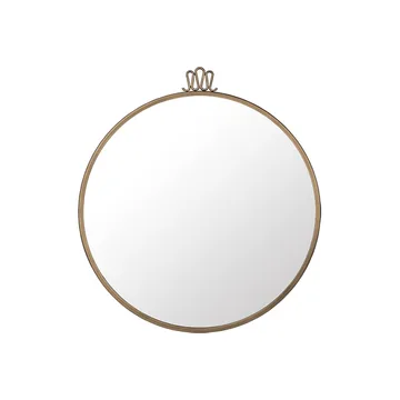 Randaccio Mirror - Antique brass, medium - GUBI