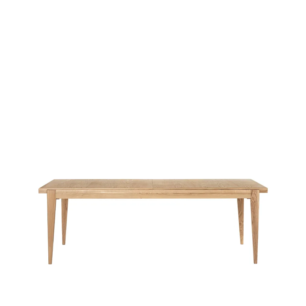 S-table dining table, Oak matte lacqured. extendable GUBI