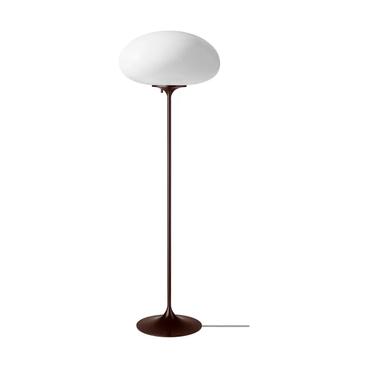 Stemlite floor lamp - Black red opal glass, 110 cm - GUBI