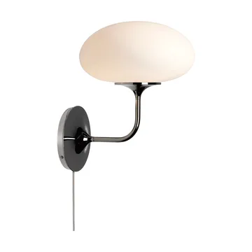 Stemlite wall lamp - Black chrome-opal glass - GUBI