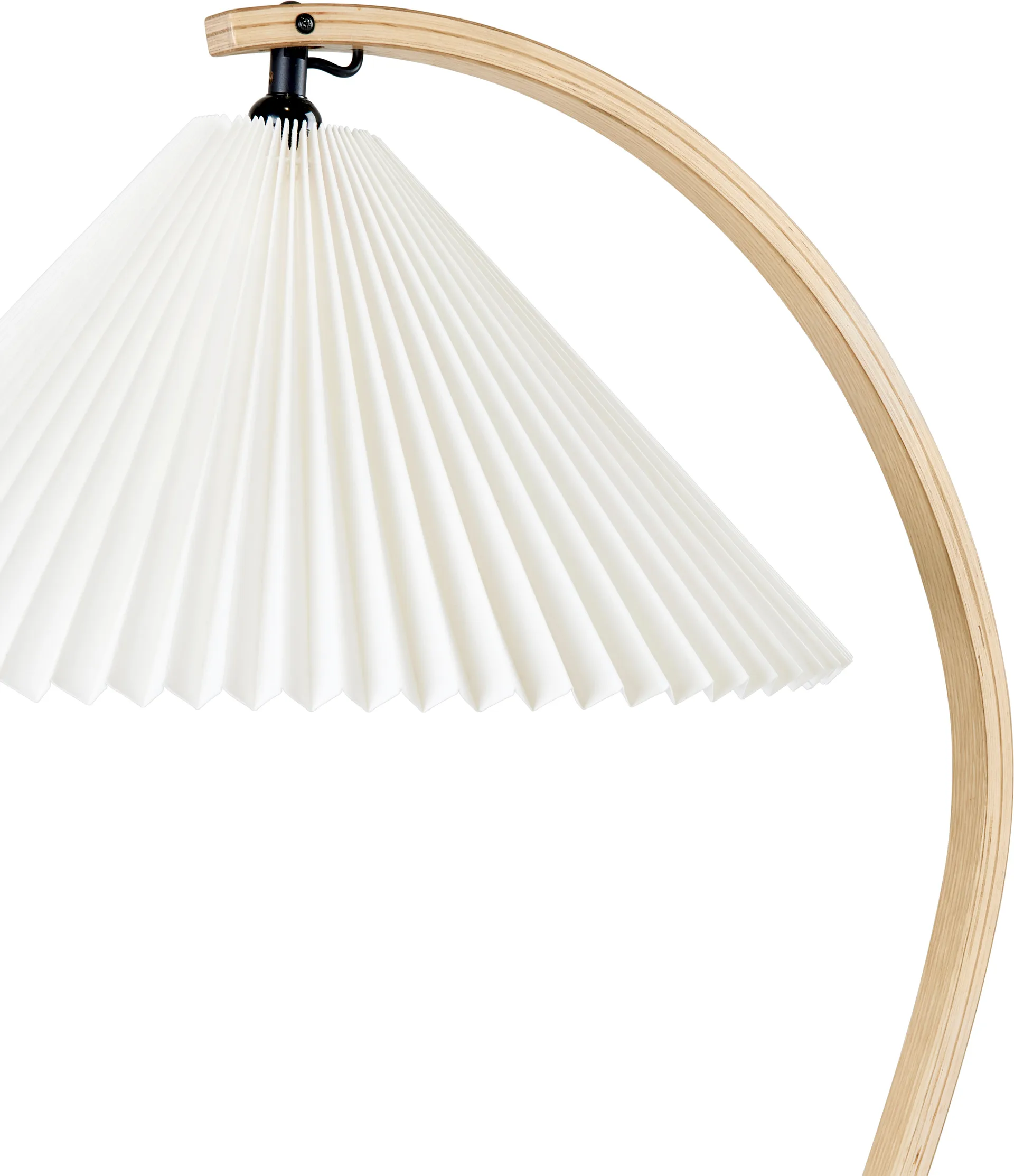 Timberline floor lamp, Oak-birch-white GUBI