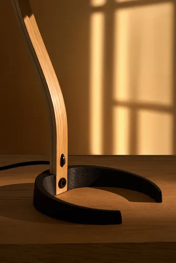 Timberline table lamp - Oak-birch-white - GUBI