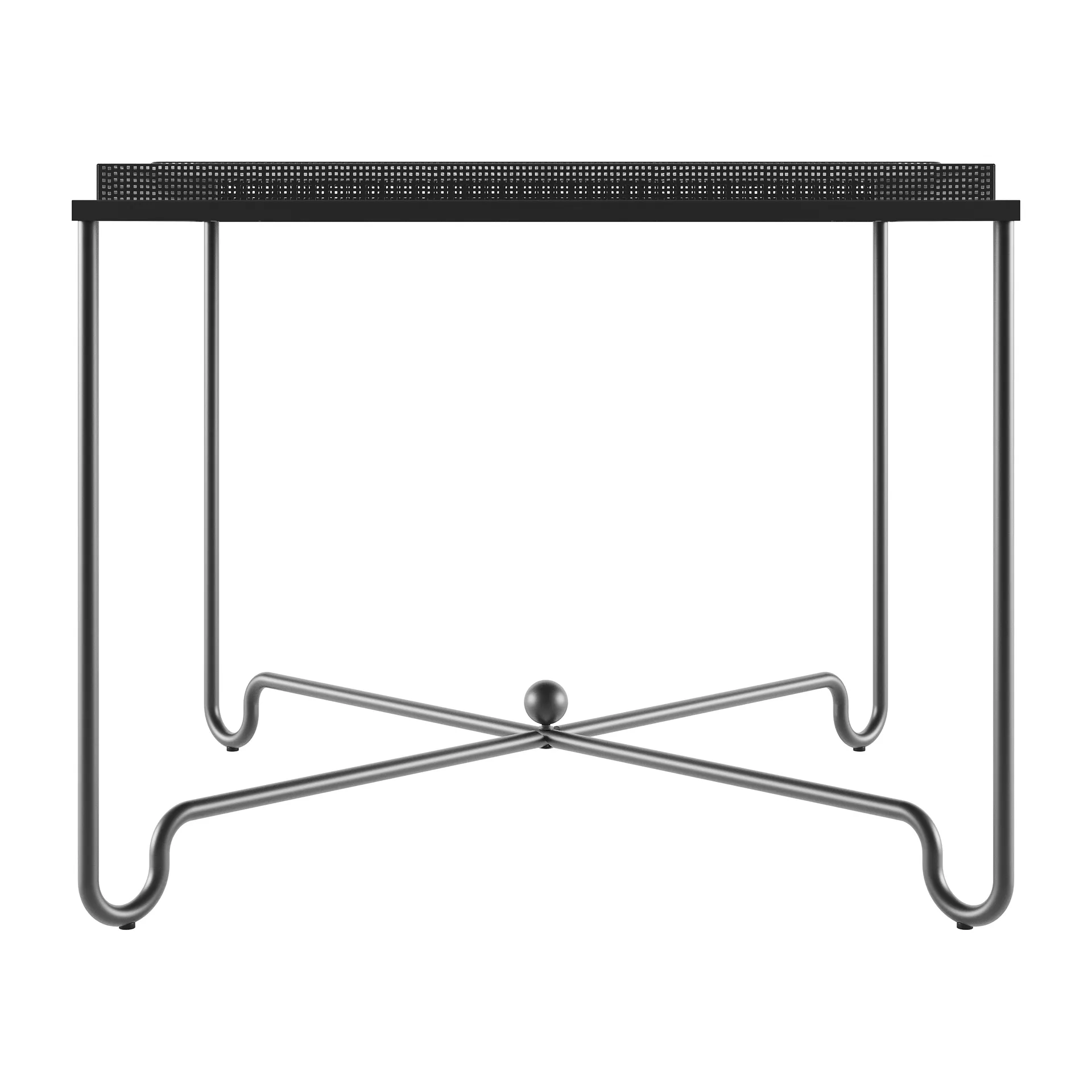 Tropique table 90x90x75 cm, Classic black GUBI