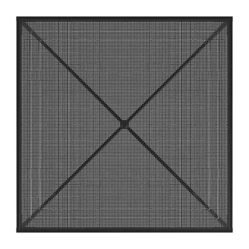 Tropique table 90x90x75 cm - Classic black - GUBI