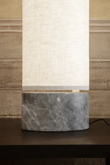 Unbound table lamp - Canvase-grey marble - GUBI