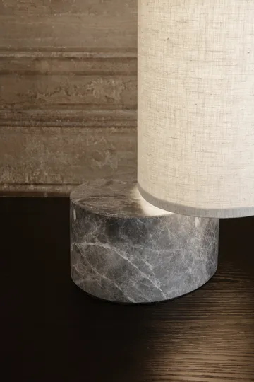 Unbound table lamp - Canvase-grey marble - GUBI