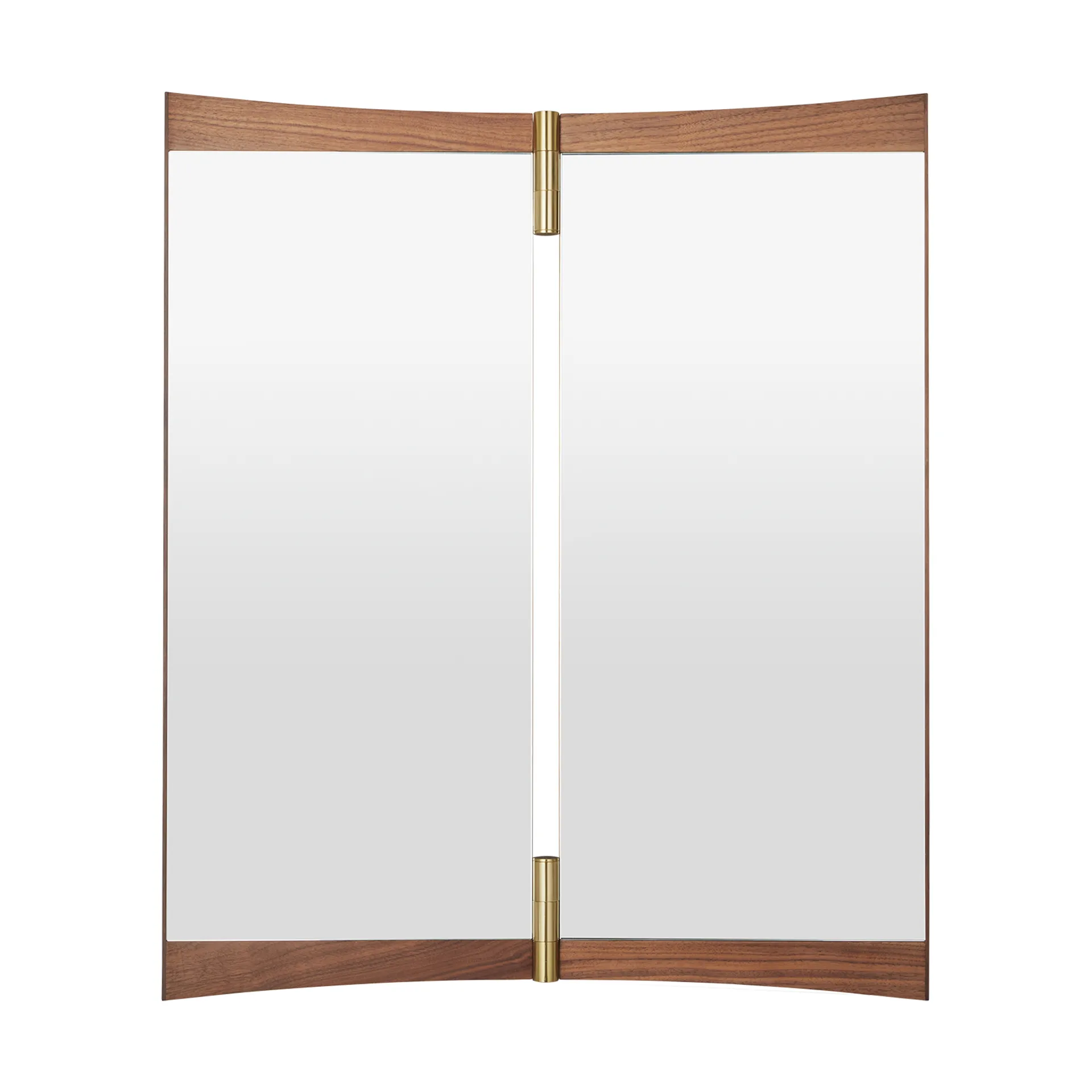 Vanity mirror 2, Walnut-brass GUBI