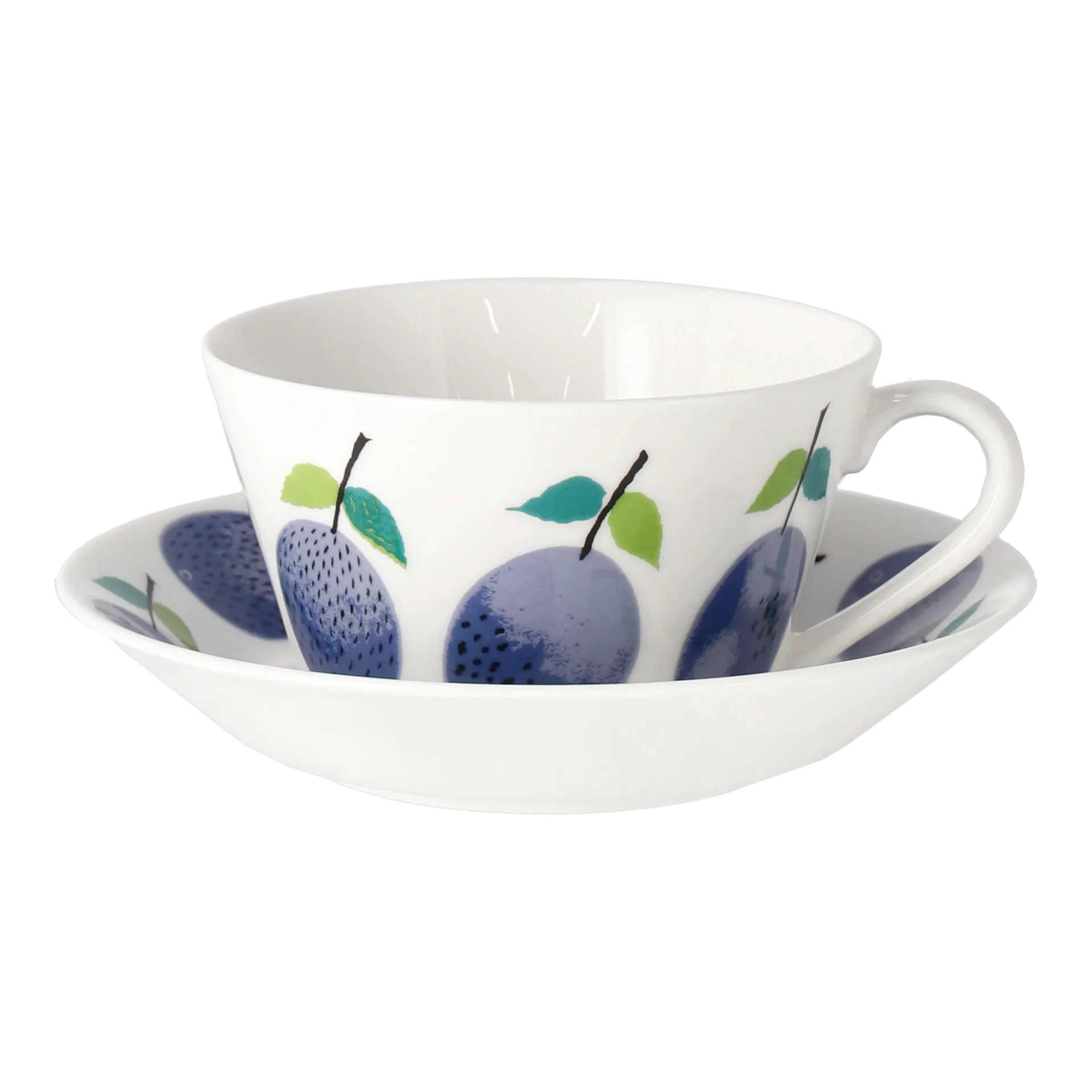 Prunus teacup with saucer Ø15,3 cm, 25 cl Gustavsbergs Porslinsfabrik