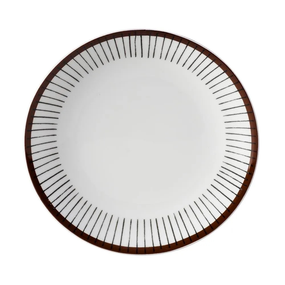 Ribb plate, Ø 18 cm Gustavsbergs Porslinsfabrik