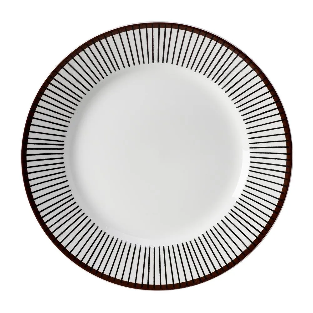 Ribb plate, Ø 28 cm Gustavsbergs Porslinsfabrik