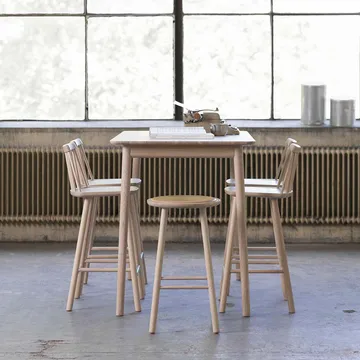 ZigZag bar stool 63 cm - White - Hans K